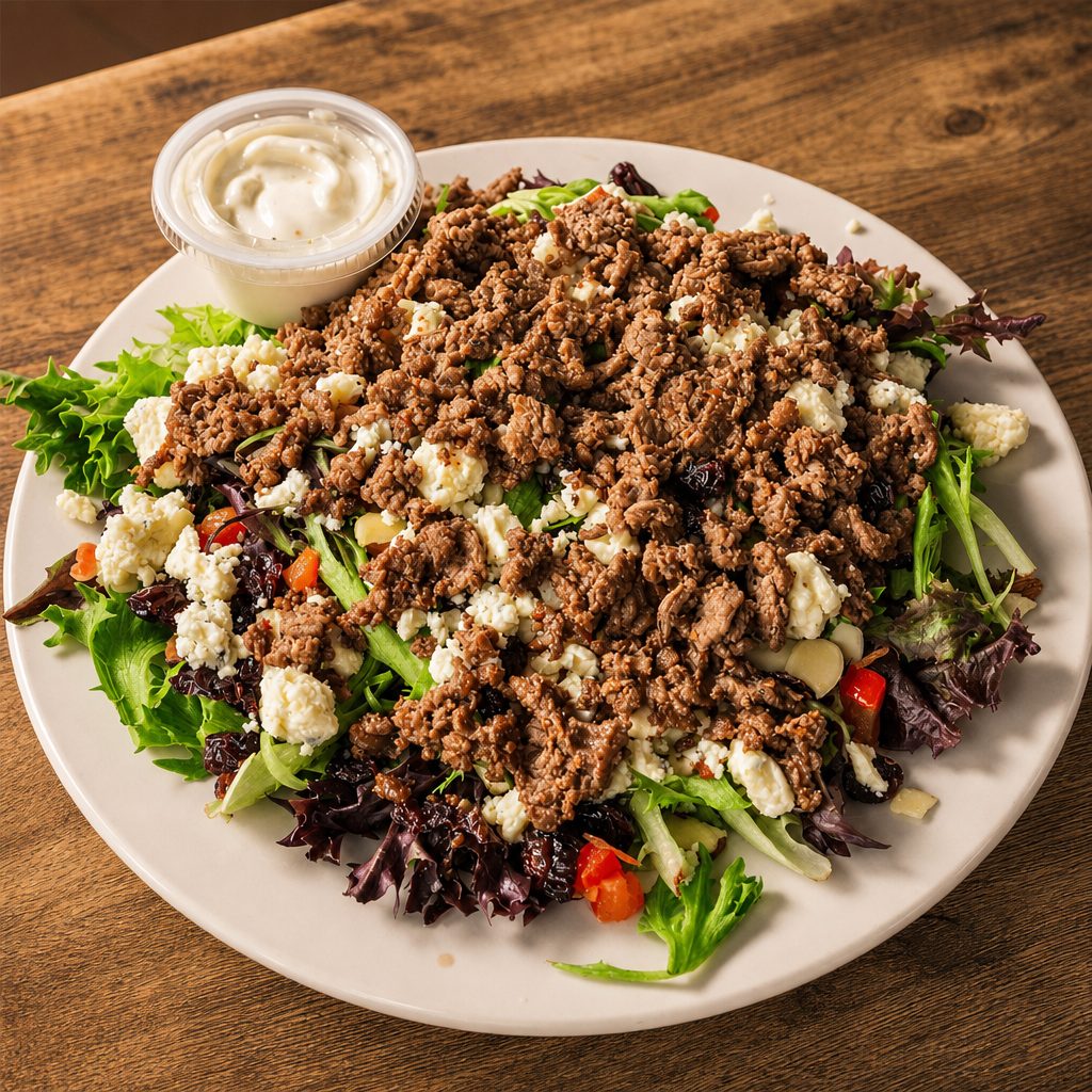 Steak & Bleu Salad.
